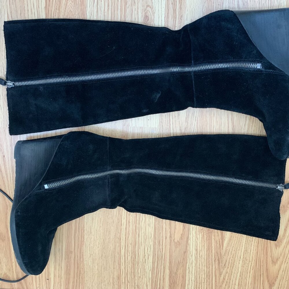 Franco Sarto Suede Knee-high Boots